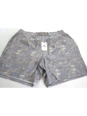 Tasc Performance Men's 7 inch 2 in 1 shorts Light Gray Surface Camo Size 2XL NWT